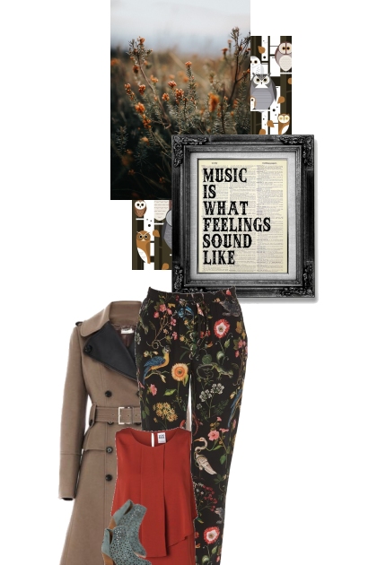 Put on some music and wear your garden- Fashion set