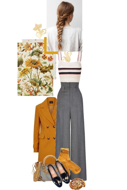 The yellow, the white and the gray- Fashion set