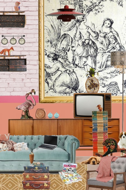 The formal living room during lockdown- Combinazione di moda