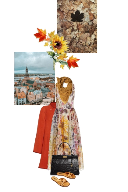 Living in autumn colours- combinação de moda