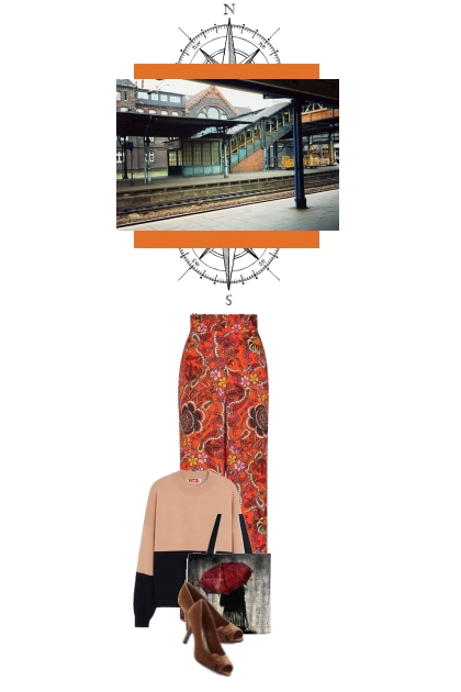 The new arrival at Hamburg station- Fashion set