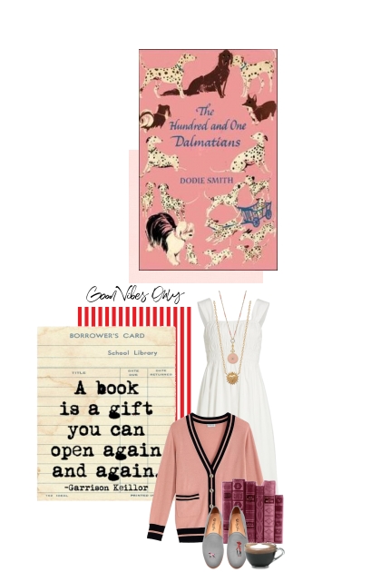 The lady loves pink book covers- Fashion set