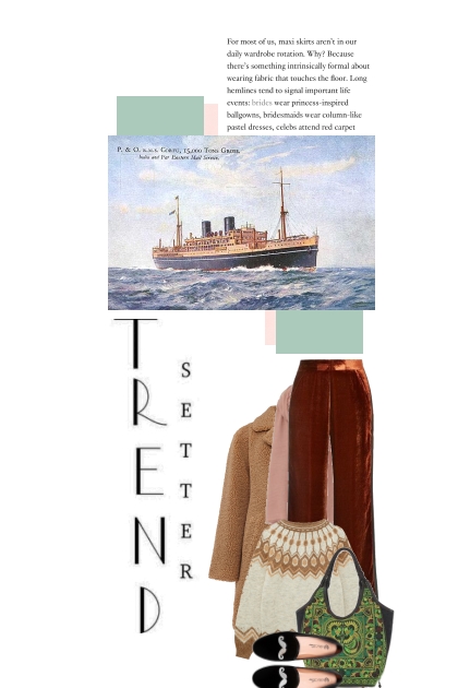 Retrending the ocean liner but modern style- combinação de moda