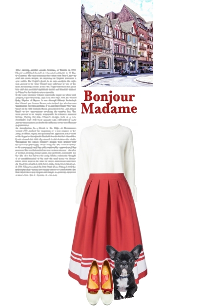 Red in Rouen- Combinaciónde moda