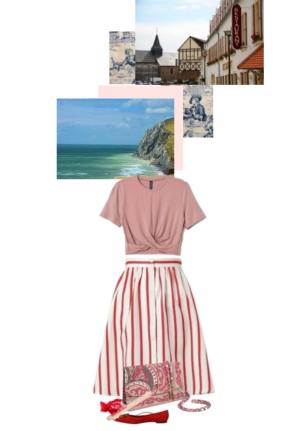 The small French seaside town look- Modekombination