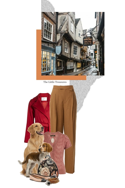 Modern Audrey goes to old York- combinação de moda