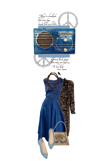 Blue music- Combinazione di moda