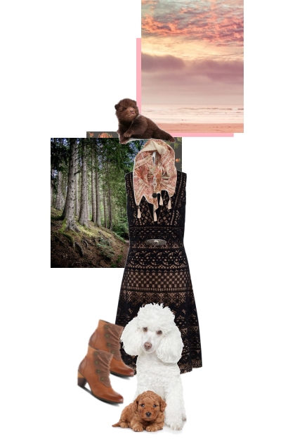 The tragedy of the poodle- Combinaciónde moda