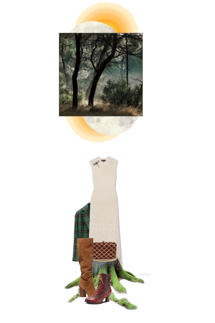 The sun, the moon and the forest- Combinazione di moda