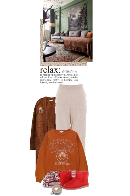 The autumn home look- Combinazione di moda