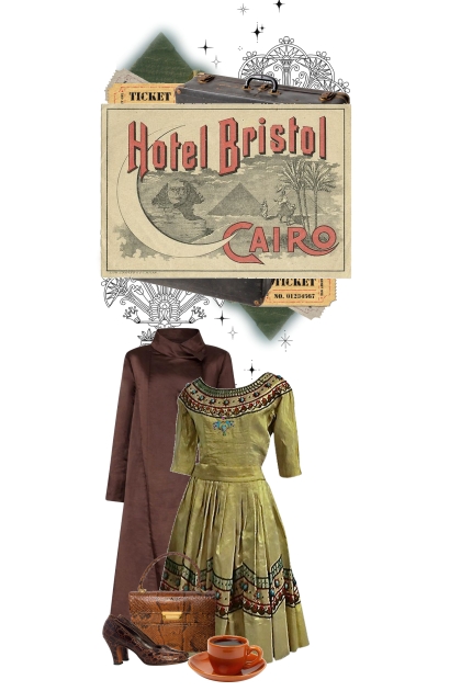 In 1954 they winters they wintered in Egypt- Fashion set