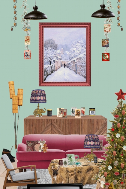 2024: modern meets classic Christmas interior- Combinaciónde moda