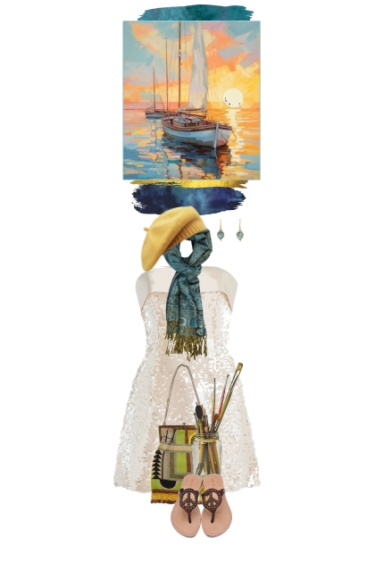 Overdressed for painting