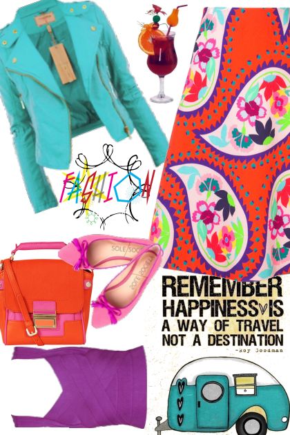 Happiness in bright colors- Fashion set
