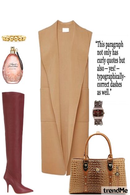 typographically correct - goodbye Polyvore- Combinazione di moda