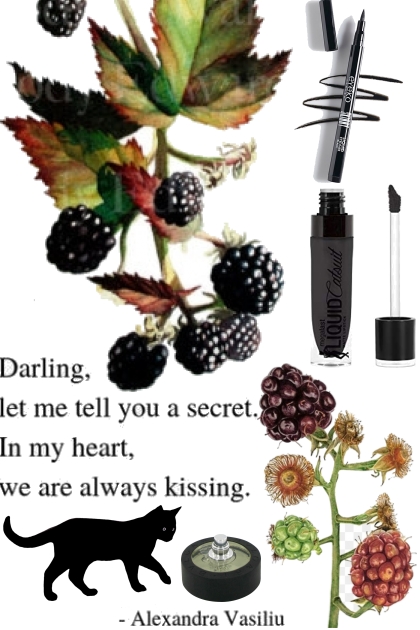 Darling Blackberry Catsuit- Fashion set