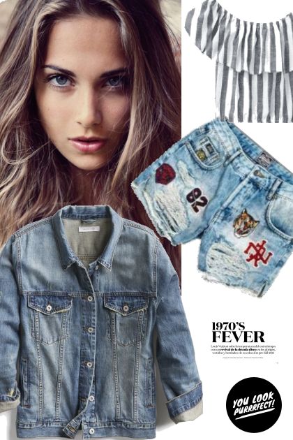 Denim outfit - Combinaciónde moda