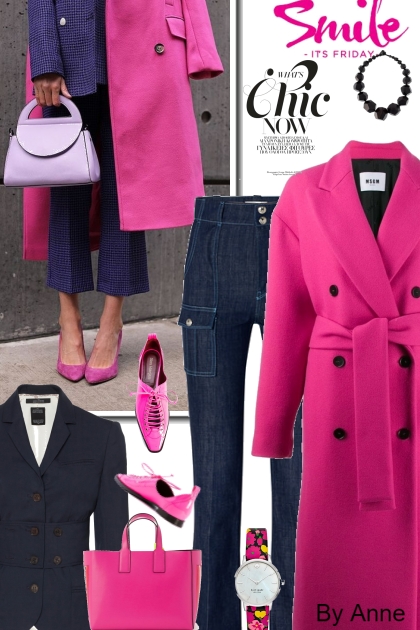 Gorgeous pink - combinação de moda