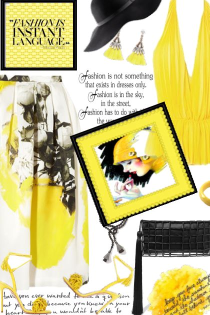 Mellow Yellow- Combinazione di moda