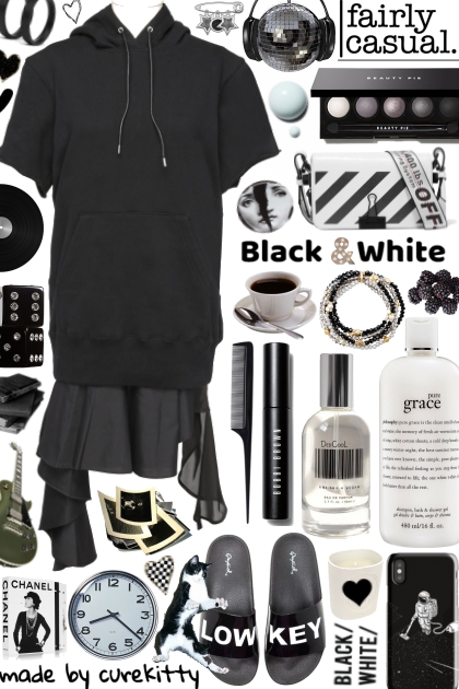 Miscellaneous Stuff & Junk In Black & White! - combinação de moda