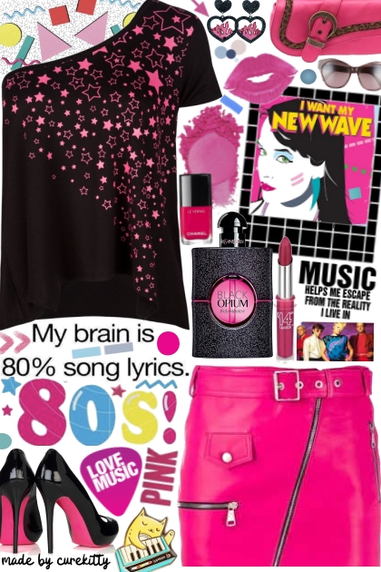 Music is My Escape and I Want My New Wave!- Fashion set