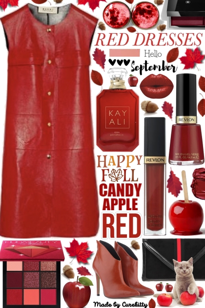Hello September: Candy Apple Red Dress!
