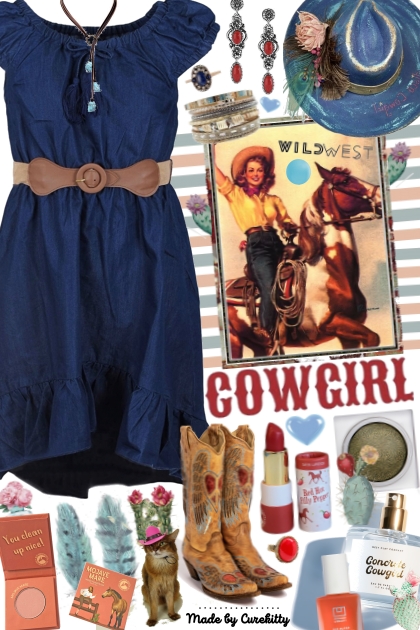 Concreate Cowgirl in the Wild West!