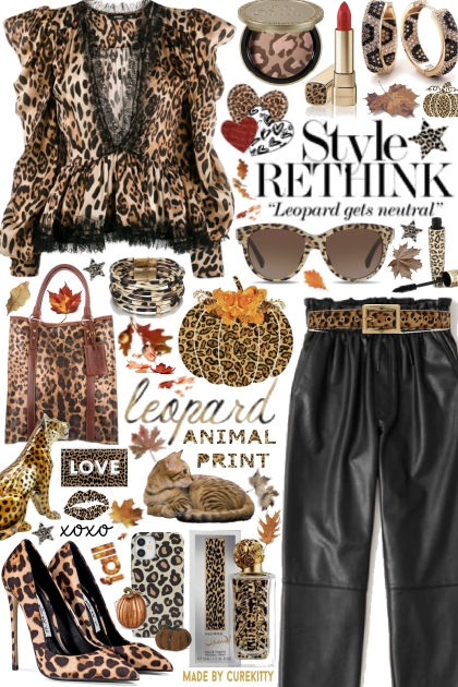 Style Rethink for Fall: Leopard Gets Neutral!- Modna kombinacija