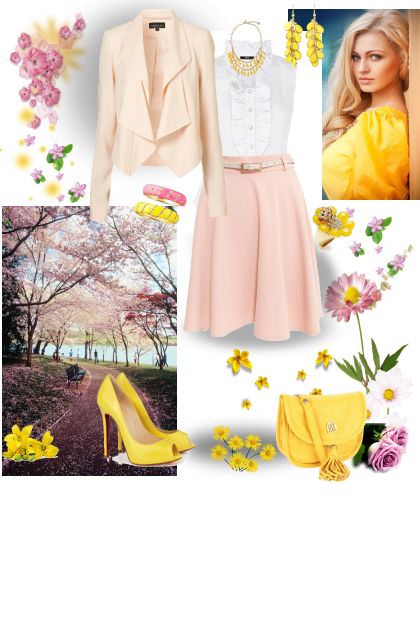 pink and yellow- Fashion set