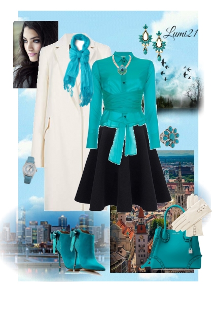 turquoise- Combinaciónde moda