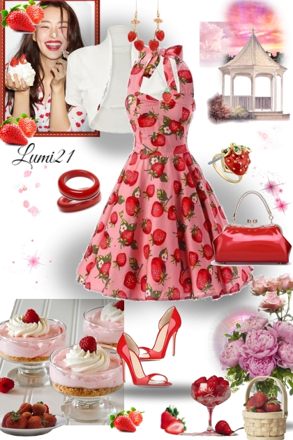 STRAWBERRY FIELD FOREVER- Fashion set