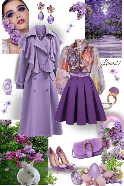 EASTER IS COMMING WITH LILAC!- Combinazione di moda