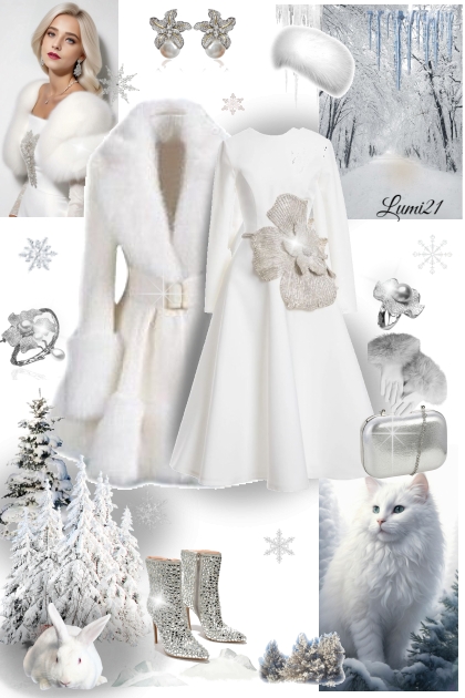 FANTASY IN WHITE- Fashion set