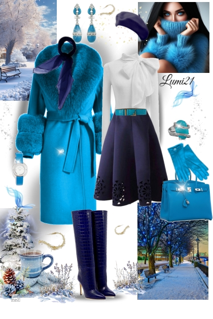 COLD WINTER IN BLUE