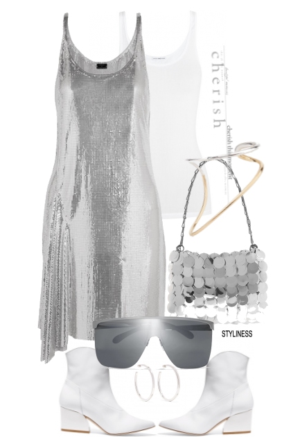 Paco Rabanne dress- Модное сочетание