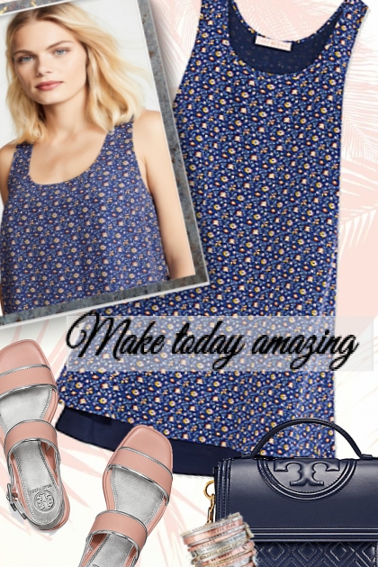 Make today amazing- combinação de moda
