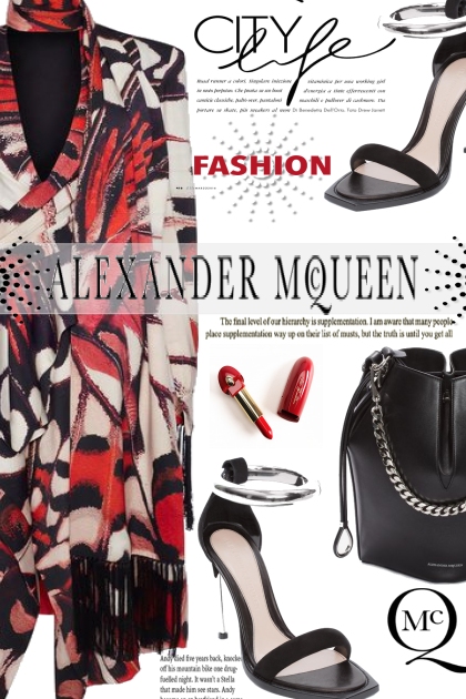 Alexander McQueen- Combinaciónde moda