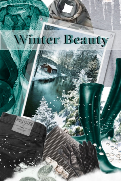 Winter. Beauty..- Combinaciónde moda