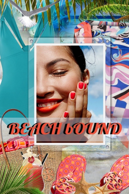 Beach bound- combinação de moda