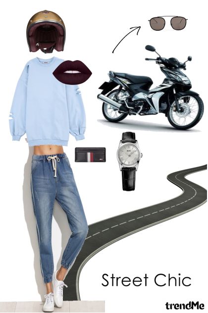 Moto Girl- Combinaciónde moda