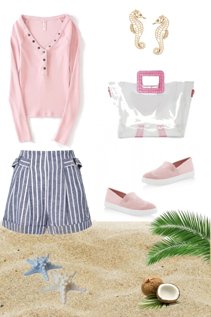 Comfy Beach Wear- combinação de moda