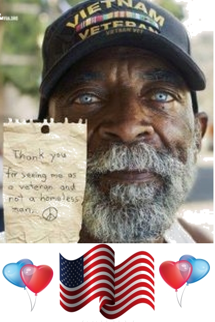 We shouldn't have homeless Vets!- コーディネート