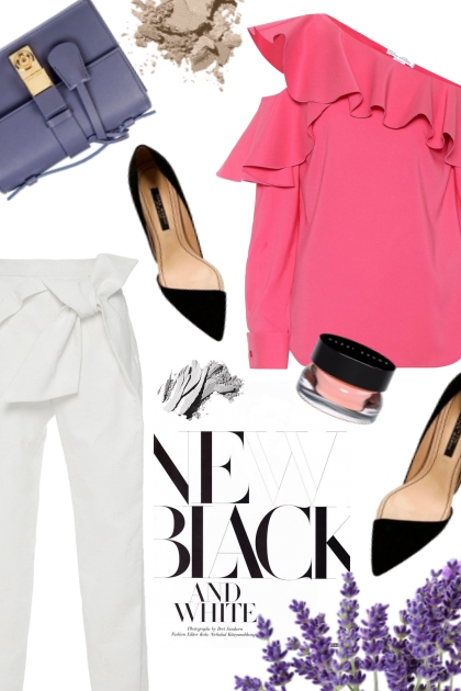 Pink/White/Blue- Модное сочетание