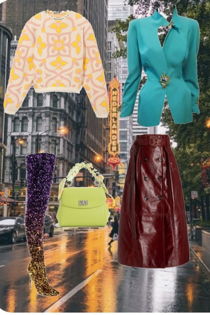 Glamorous Urban Chic- Modekombination