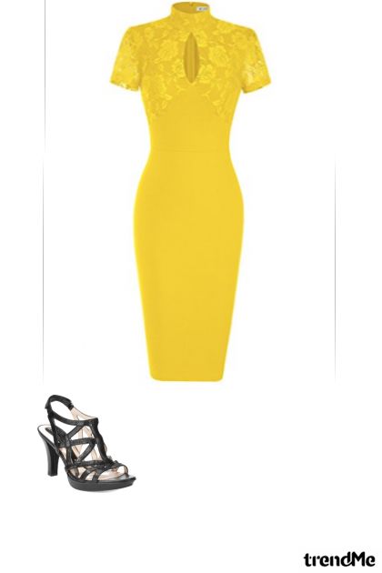 Yellow - combinação de moda