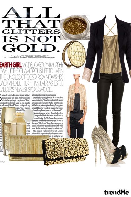 All that glitters is not gold! Or is it?- Combinazione di moda