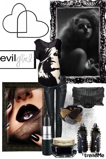 Evil Girl- combinação de moda
