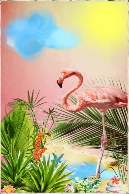 Flamingo Summer- Modekombination