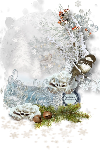 Winter Snow Globe- Combinazione di moda