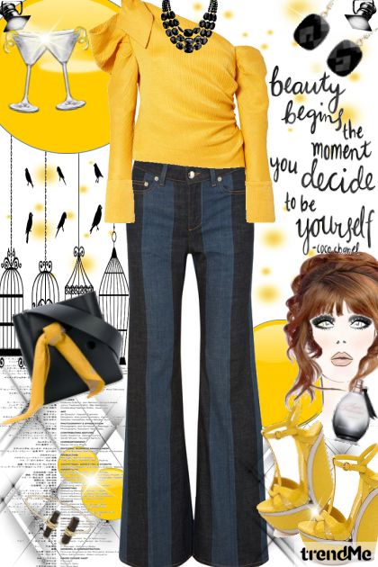 Funtime Yellow- Модное сочетание